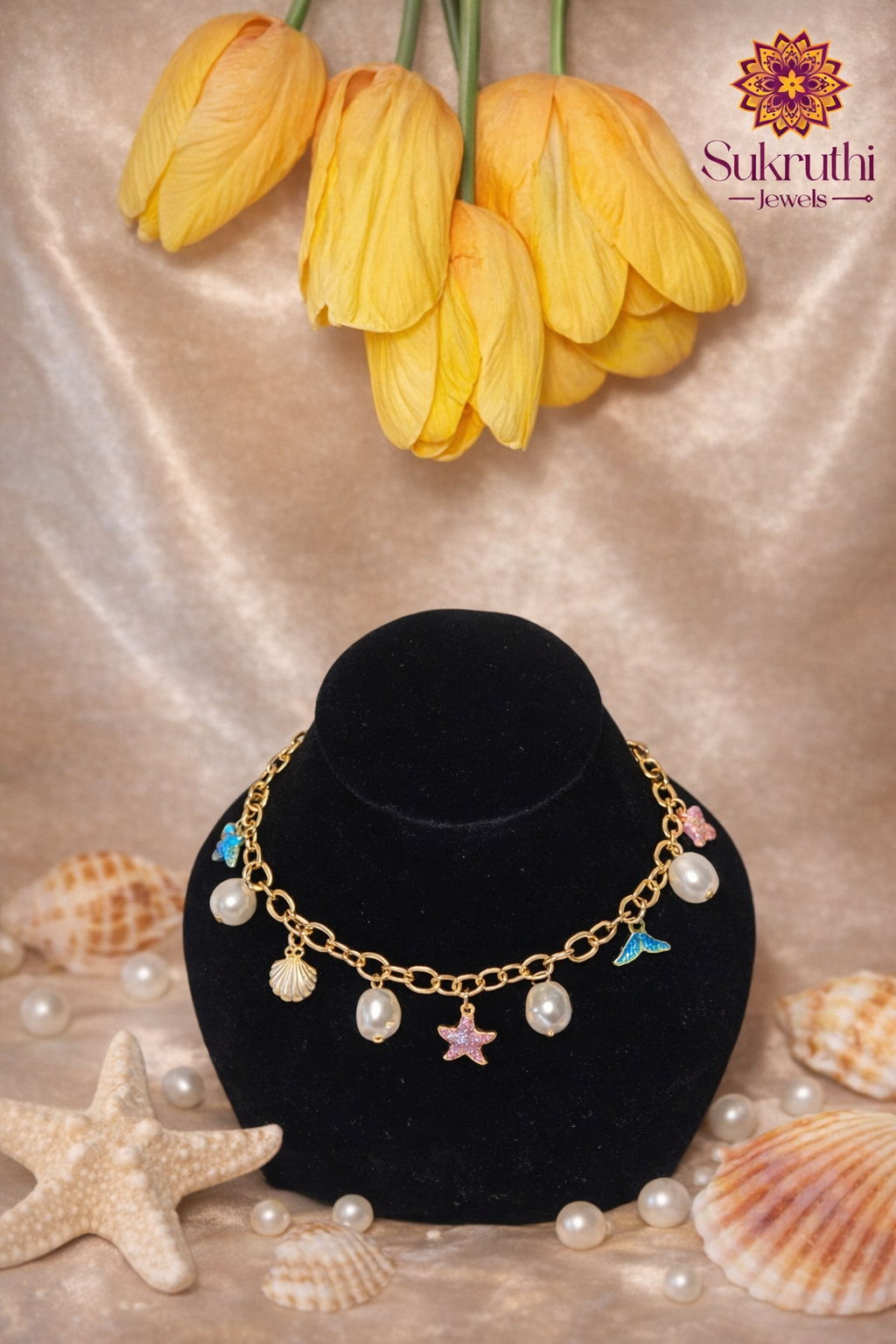 Starfish Charms Necklace