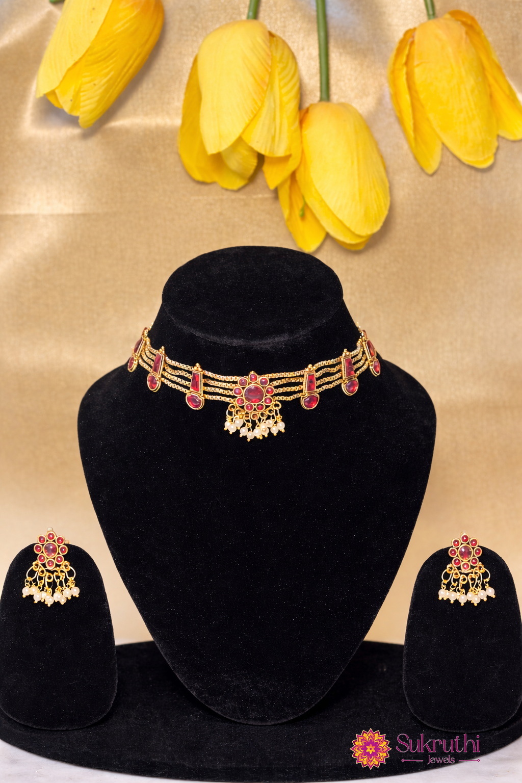 KEMP RED PALAKKA NECKLACE